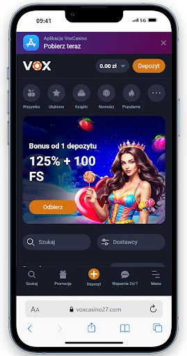 Gry dostępne w Vox Kasyno